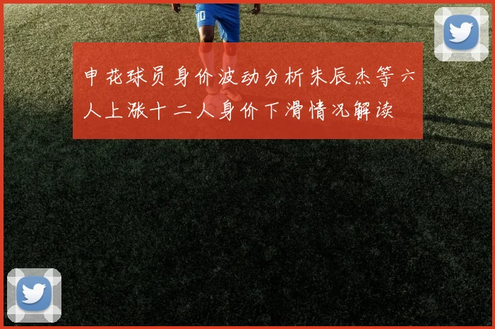 申花球员身价波动分析朱辰杰等六人上涨十二人身价下滑情况解读